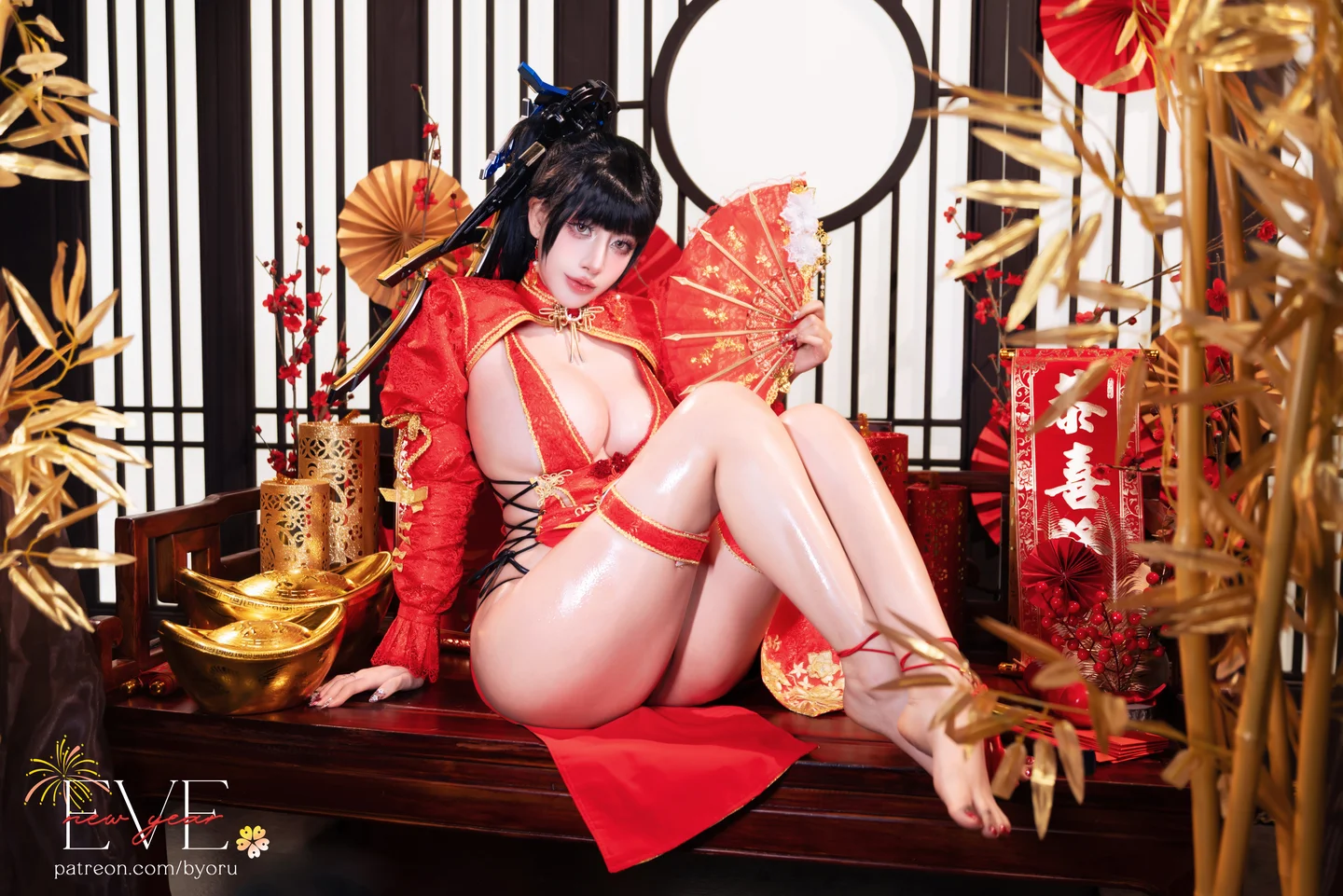 Byoru - Eve New Year Qipao Stellar Blade [62P,19V-2.47GB] tg@simisebaisi 【丝足阁】007.webp